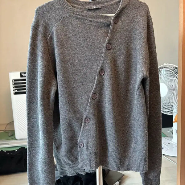 [BUNJANG] Numare Diagonal Cardigan / 누마레ee 가디건 누마레 사선 가디건