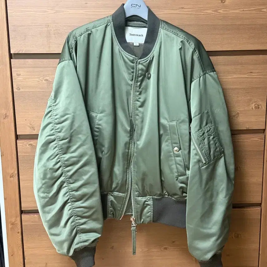 [BUNJANG] Tonywack MA-1 Bomber Jacket Khaki / (L /50) 토니웩 ma-1 봄버 자켓 카키