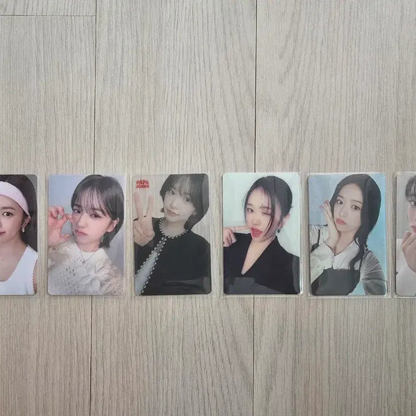 [BUNJANG] IVE Yujin Papa John's Photocard Bundle Set / 아이브안유진 파파존스포카 일괄