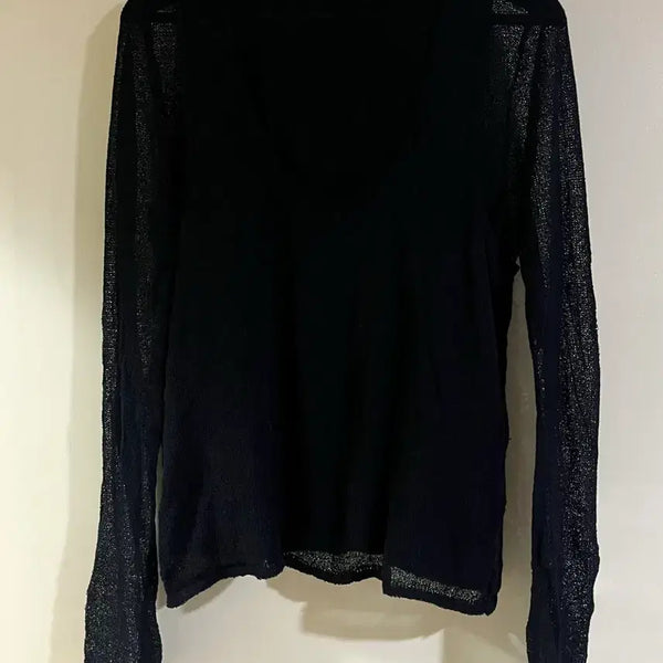 [BUNJANG] Massimo Dutti Bustier Layered Knit Black L / 마시모두띠 뷔스티에 레이어드 니트 블랙 L
