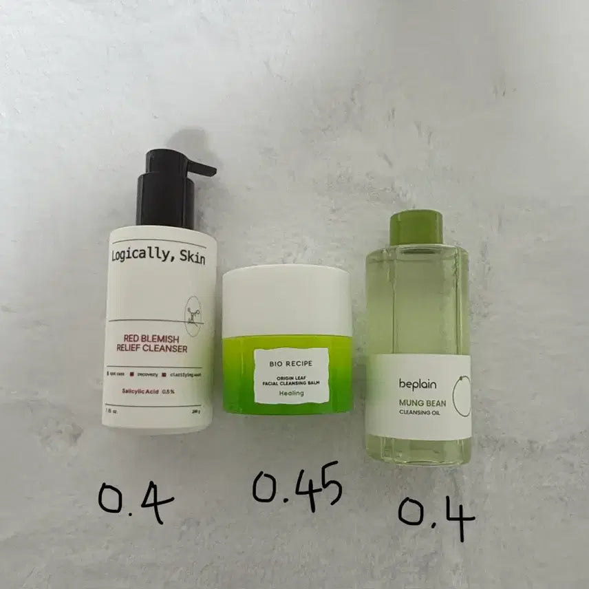 [BUNJANG] Logically Skin, Biorecipe, beplain Cleanser Bundle Set / 급처)) 클렌저 싸게 팔아요