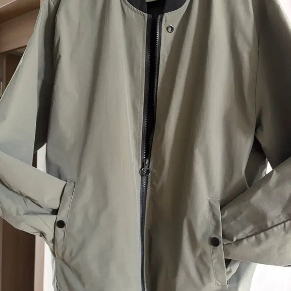 [BUNJANG] Bomber Jacket Khaki M / 봄버 자켓 카키색