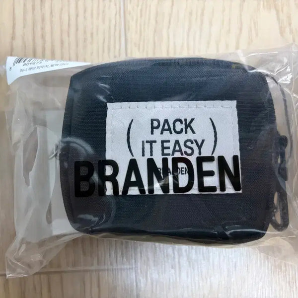 [BUNJANG] Brandon Mini Cube Pouch Black / 브랜든 미니 큐브 파우치 블랙