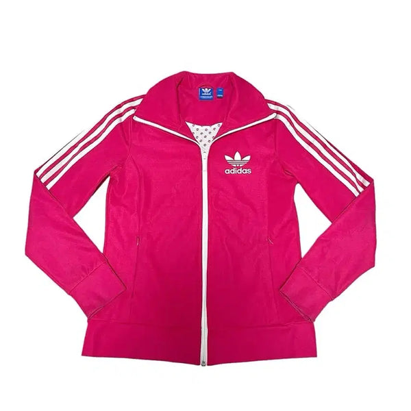[BUNJANG] Adidas Firebird Pink Jersey Track Top - Medium / 아디다스 파이어버드 핑크져지 트랙탑 M