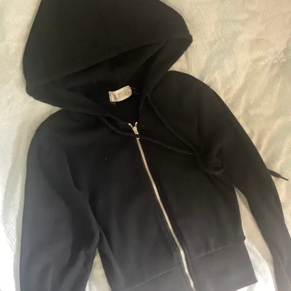 [BUNJANG] Soft Slim Fit Hooded Zip-Up / 쫀쫀 슬림핏 후드집업
