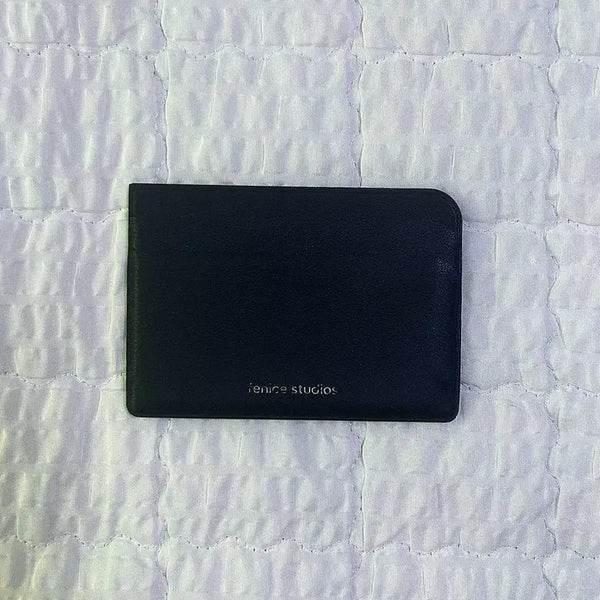 [BUNJANG] Black Card Wallet / 블랙 검정 카드 지갑