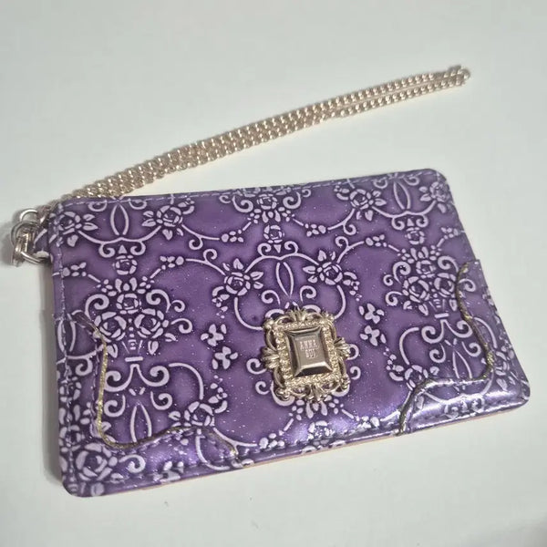 [BUNJANG] Anna Sui Purple Card Holder / 안나수이 카드 지갑 보라색