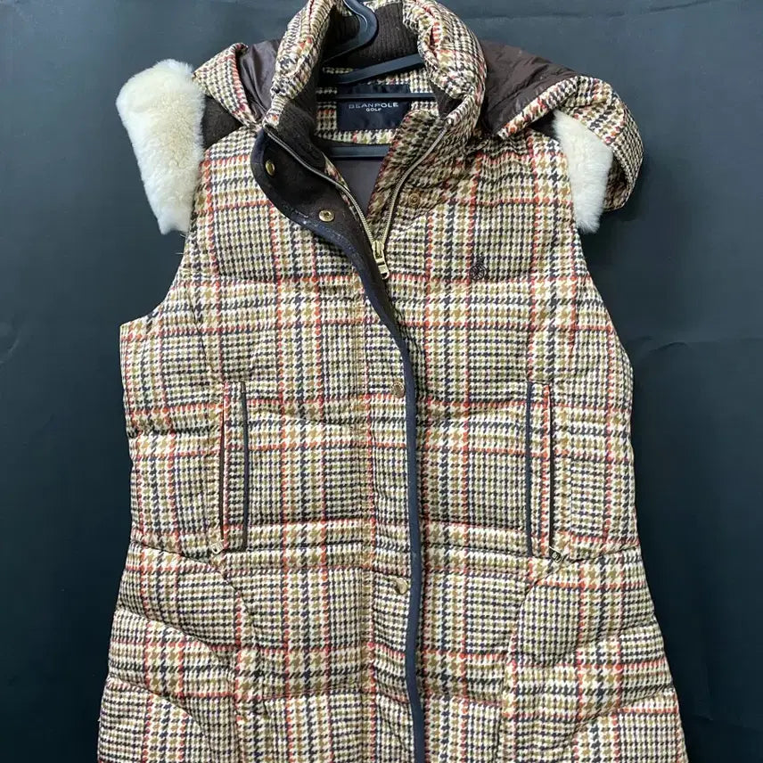 [BUNJANG] Beanpole Check Padded Vest 90 / <최저가 보장!>빈폴 체크 패딩 조끼 90