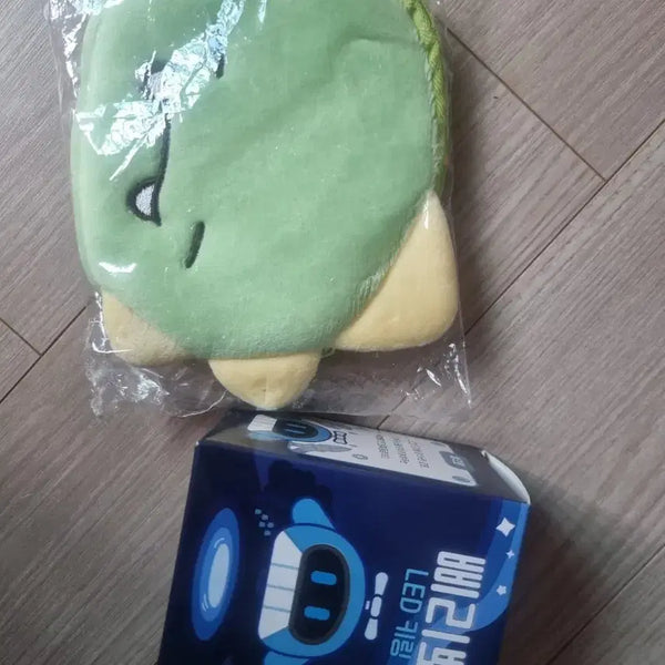 [BUNJANG] Pichuli Biborbo LED Keyring & Dinosaur Pouch Bundle Set / 10.10까지만판매)픽셀리 이웃좀 삐리뽀 LED 키링+공룡 파우치 일괄