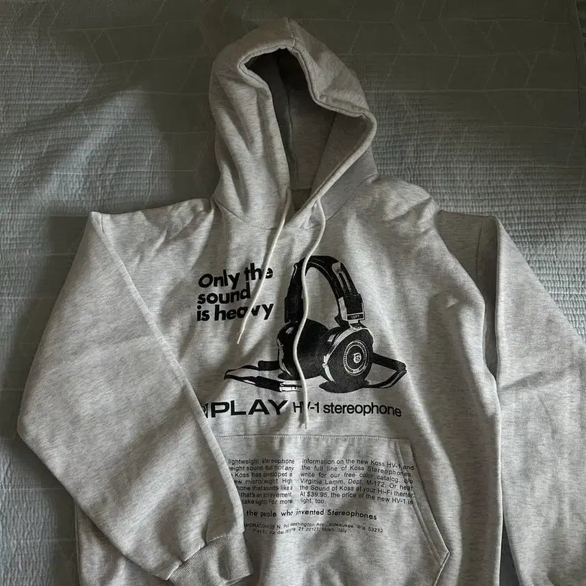 [BUNJANG] Headset Hoodie / 헤드셋 후드티