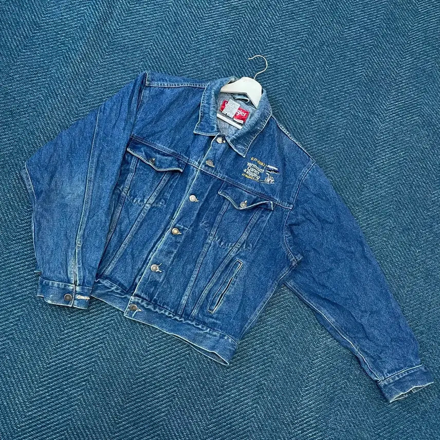 [BUNJANG] Wrangler Denim Jacket / [L] 랭글러 청 자켓 만원샵