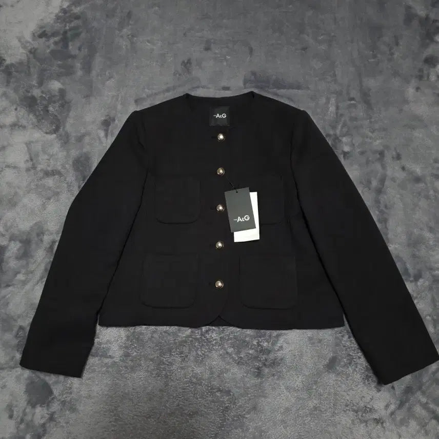[BUNJANG] The Edge Women's Gold Round Jacket / (55)여성 더엣지 금장 라운드 자켓