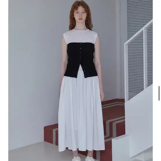 [BUNJANG] Ssemi Button Tube Top / 쎄미 button tube top