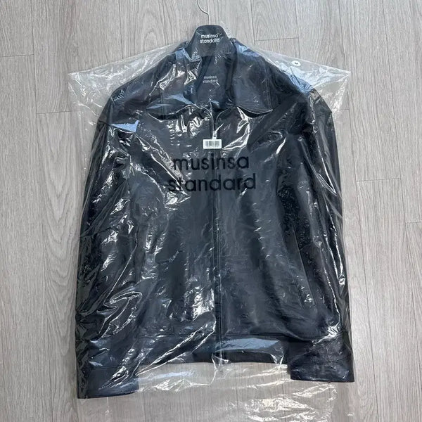[BUNJANG] Standard Lambskin Oversized Leather Jacket / 무탠다드 램스킨 오버사이즈 가죽 자켓