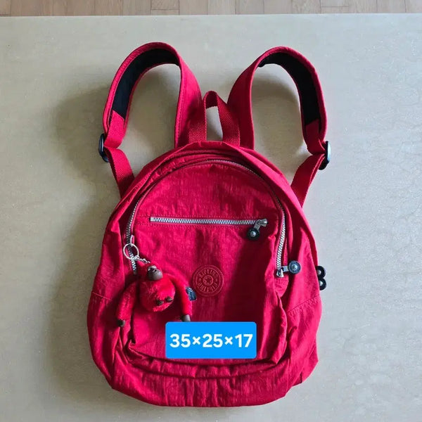 [BUNJANG] Kipling Mini Backpack Red / 키플링 미니백팩(레드)