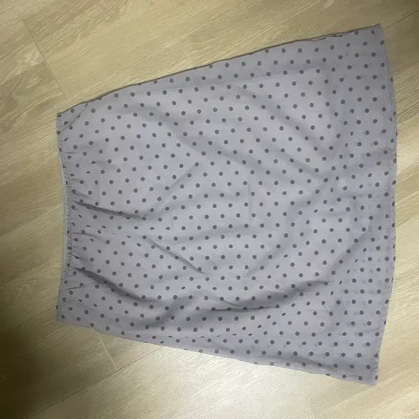 [BUNJANG] Dot Print Mini Skirt / 도트 치마