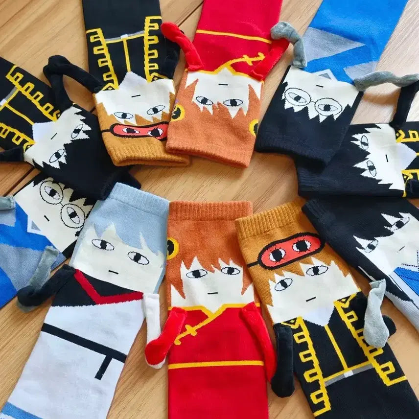 [BUNJANG] Gintama Socks (Unreleased) / (10/4 판매 종료)은혼 양말 해결사 긴토키 ///키워드 제일복권 이치방쿠지