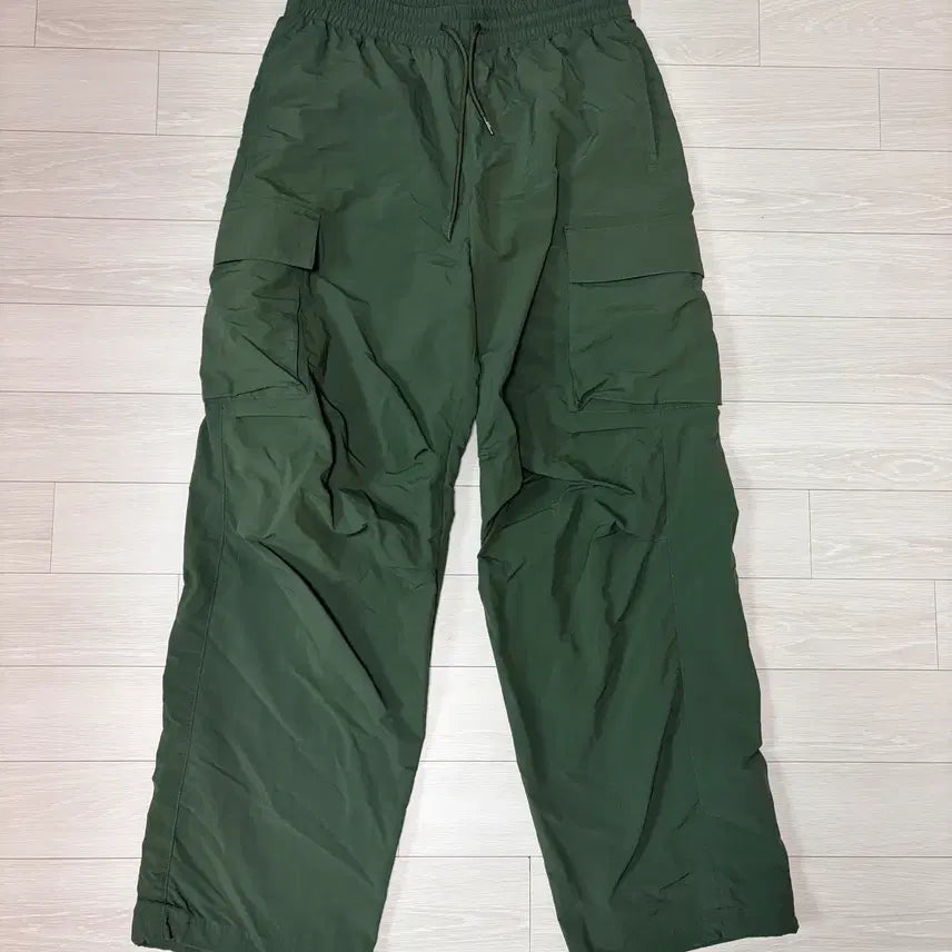 [BUNJANG] Code Graphy Nylon Cargo Pants - Green, M / 코드그라피 나일론 카고 팬츠_그린M