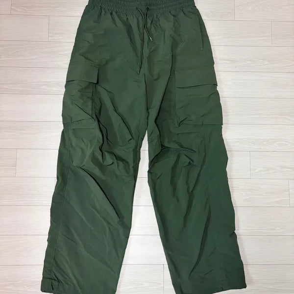 [BUNJANG] Code Graphy Nylon Cargo Pants - Green, M / 코드그라피 나일론 카고 팬츠_그린M
