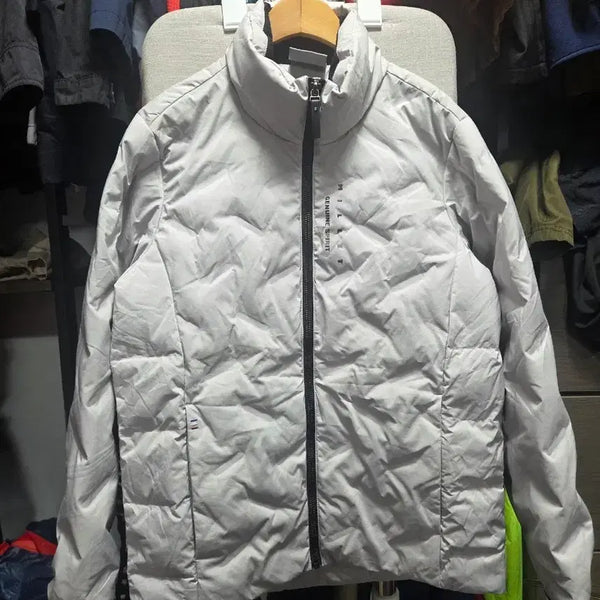 [BUNJANG] Millet Lightweight Down Padding Jumper - Light Grey / 밀레 다운경량 패딩 점퍼 라이트 그레이