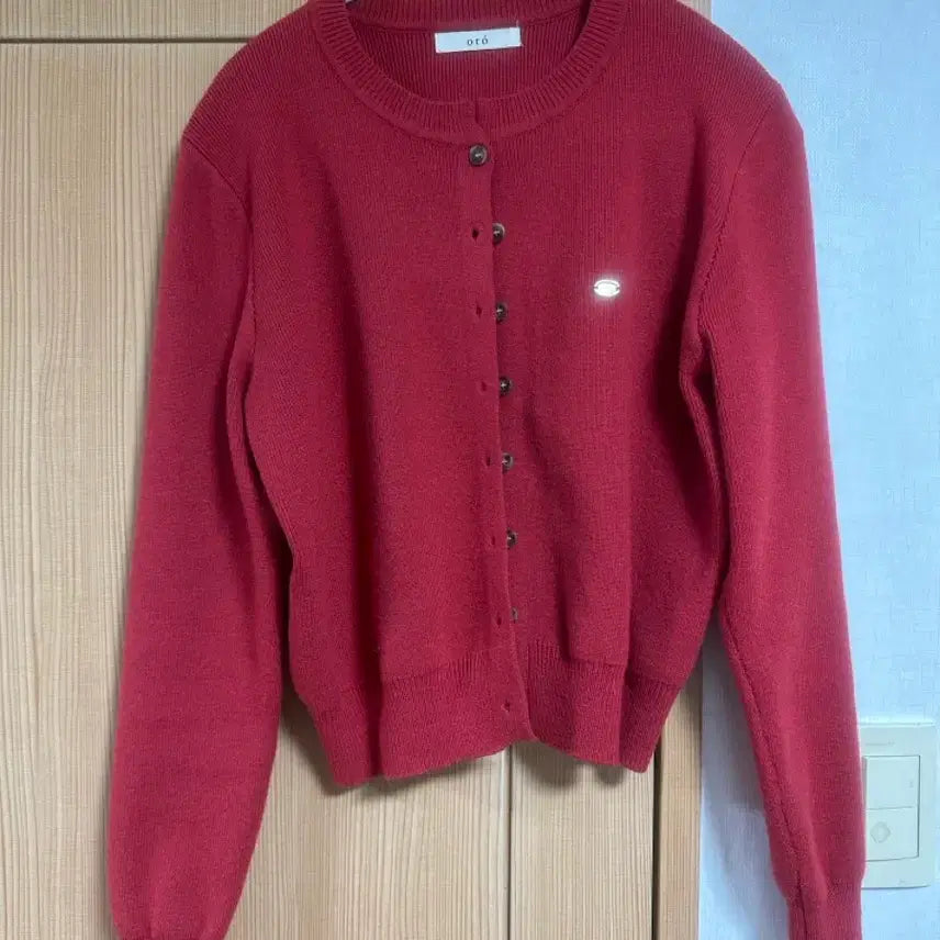 [BUNJANG] Ouro Cardigan Red / 오로 가디건 빨간색