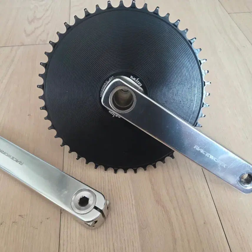 [BUNJANG] Unknown Crankset + Racework Crank Arm / 자전거 크랭크 + 레이스워크 크랭크암