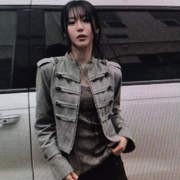[BUNJANG] Women's Cropped Jacket (3 Colors) / (해외배송)여자 크롭 자켓  3컬러