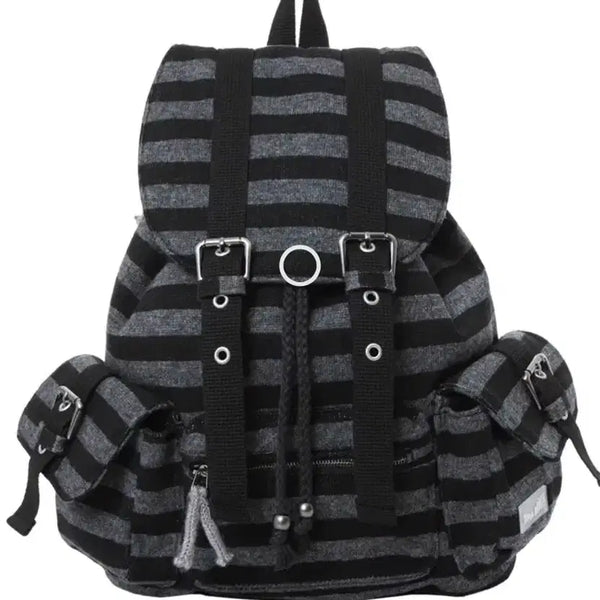 [BUNJANG] TansDance Stripe Backpack / 탠스댄스 스트라이프 백팩 파히섬
