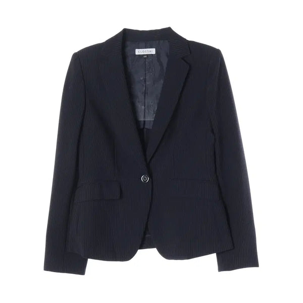 [BUNJANG] Clossy High Poly Span Rayon Stripe Jacket (Women's M) / [클로스하이] 폴리 스판 레이온 스트라이프 자켓 (여성 M)
