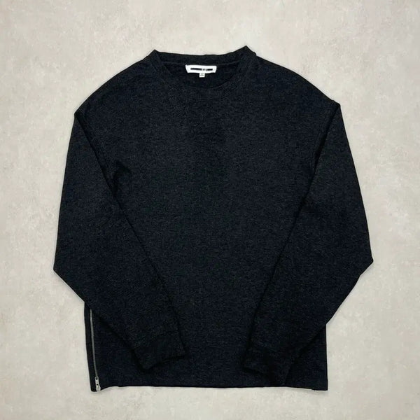 [BUNJANG] McQ Alexander McQueen Side Zip Sweatshirt / McQ 알렉산더맥퀸 사이드 지퍼 스웻셔츠 맨투맨 [ 100-105 ]
