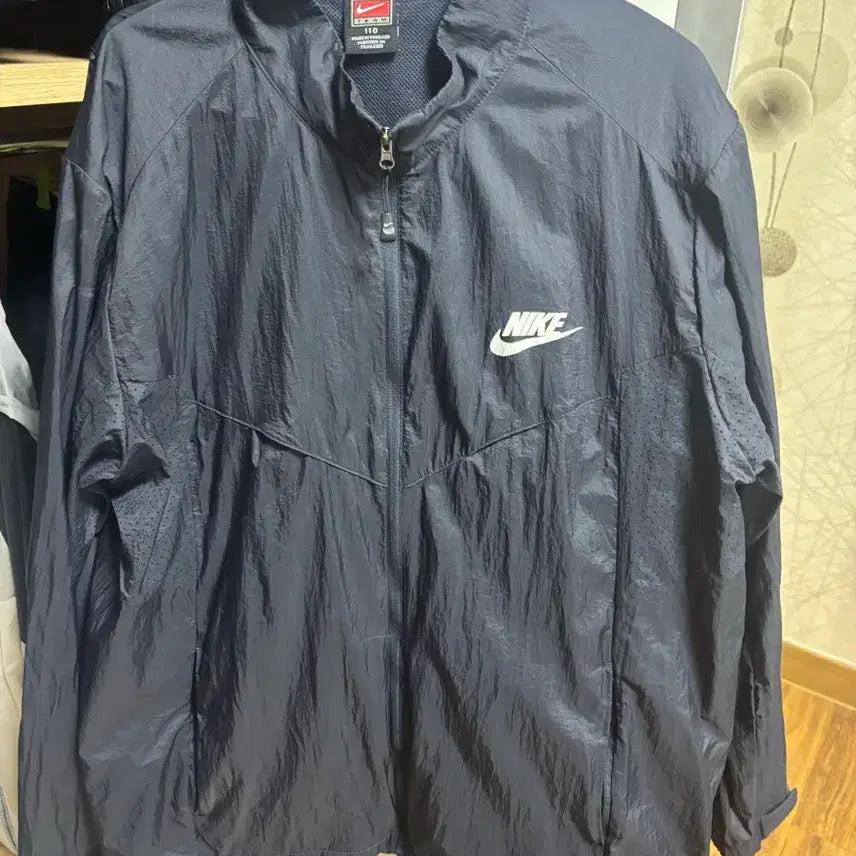 [BUNJANG] Nike Black Windbreaker Jacket / 나이키 블랙 바람막이