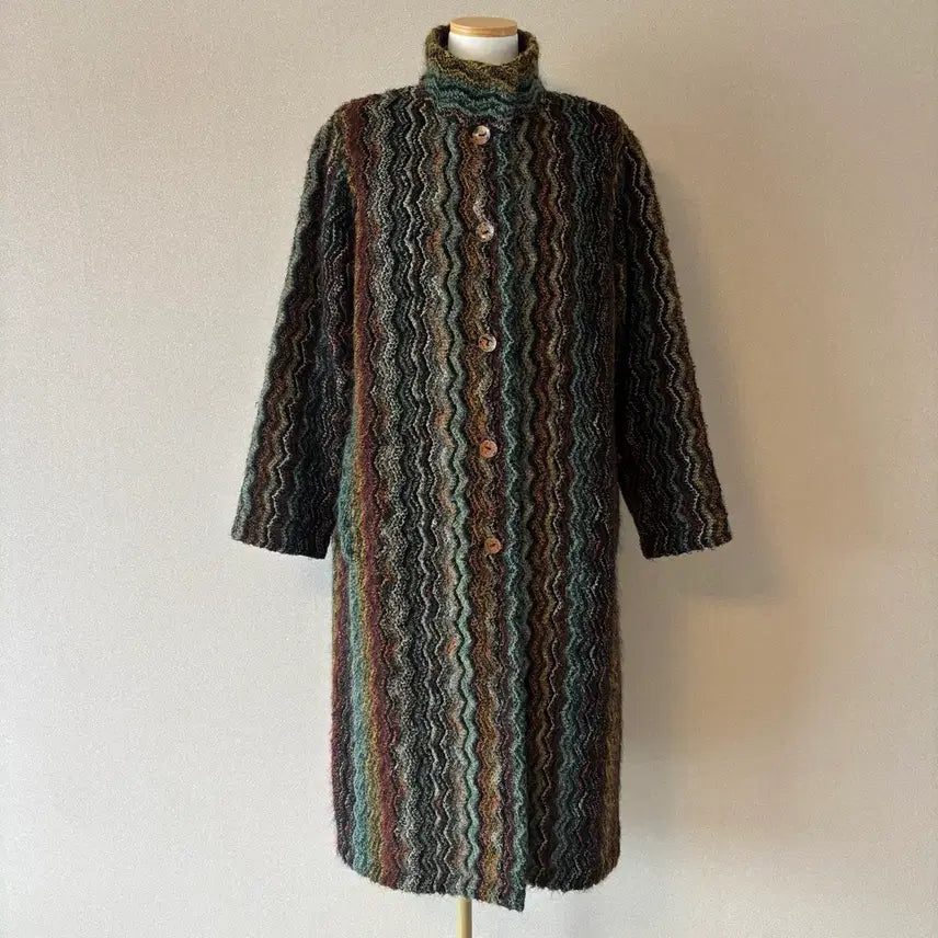 [BUNJANG] Missoni Wool Long Coat / [정품] Missoni 미쏘니 니트 울 롱코트