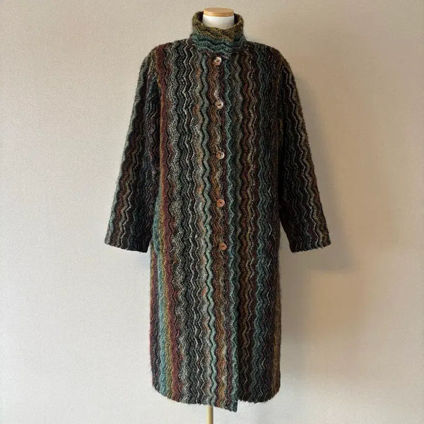 [BUNJANG] Missoni Wool Long Coat / [정품] Missoni 미쏘니 니트 울 롱코트