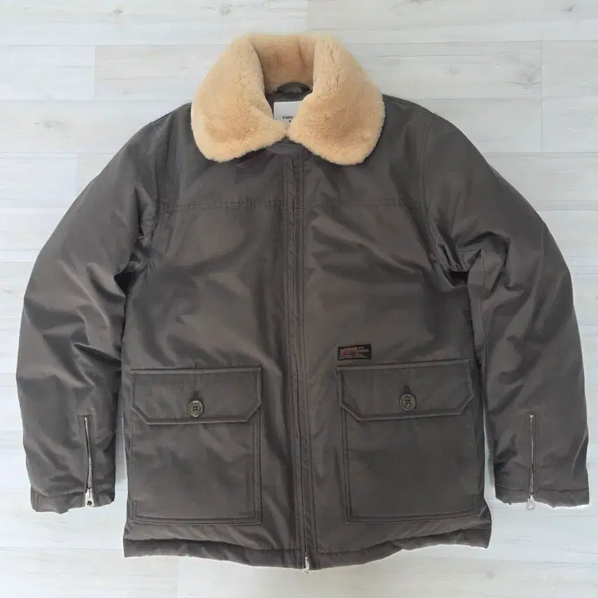 [BUNJANG] Espionage Akron Deck Jacket Khaki / [L] 에스피오나지 아크론 덱자켓 카키