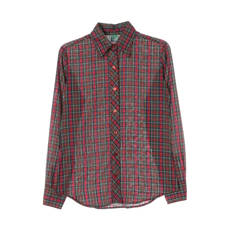 [BUNJANG] Wrangler Checked Shirt (Women's XL) / [랭글러] 체크 셔츠 (여성 XL)