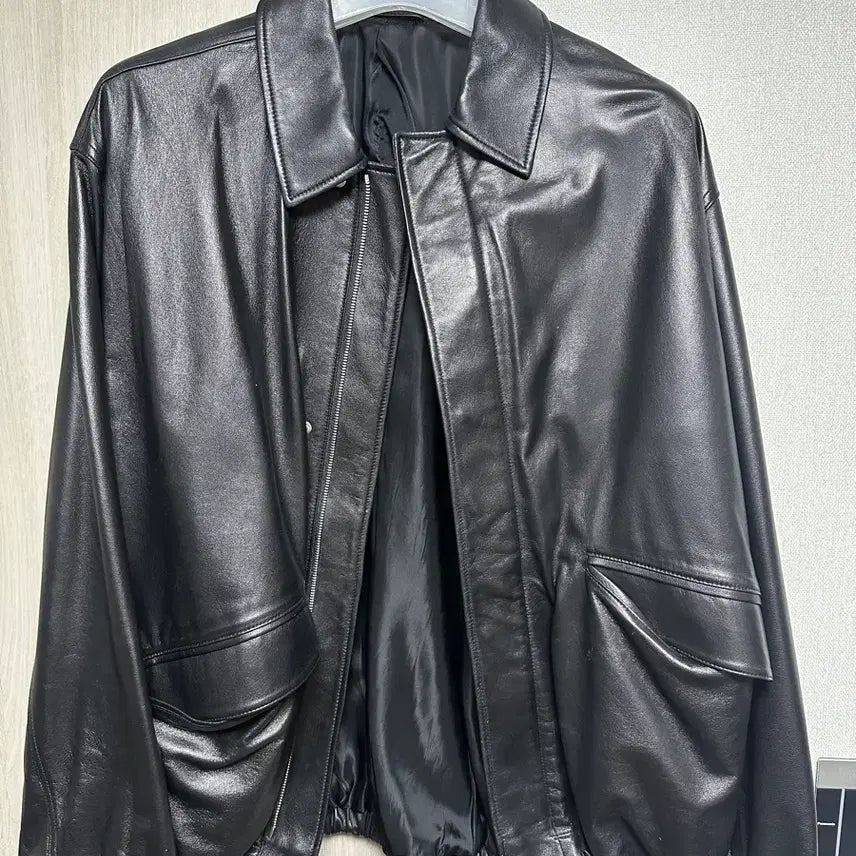 [BUNJANG] Brown's Yard Leather Field Jacket Black Size 3 / 브라운야드 레더 필드자켓 블랙 3사이즈