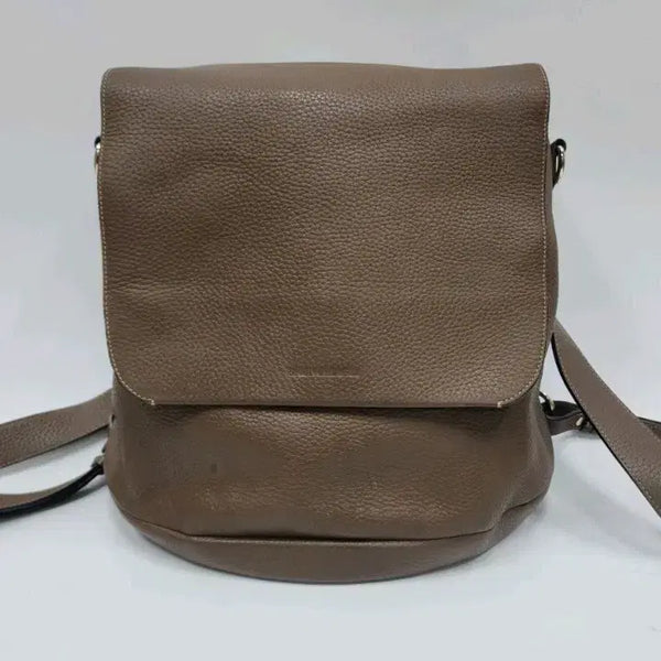 [BUNJANG] Bruno Magli Leather Backpack Shoulder Bag / 정품  브루노말리 가죽 백팩 숄더백
