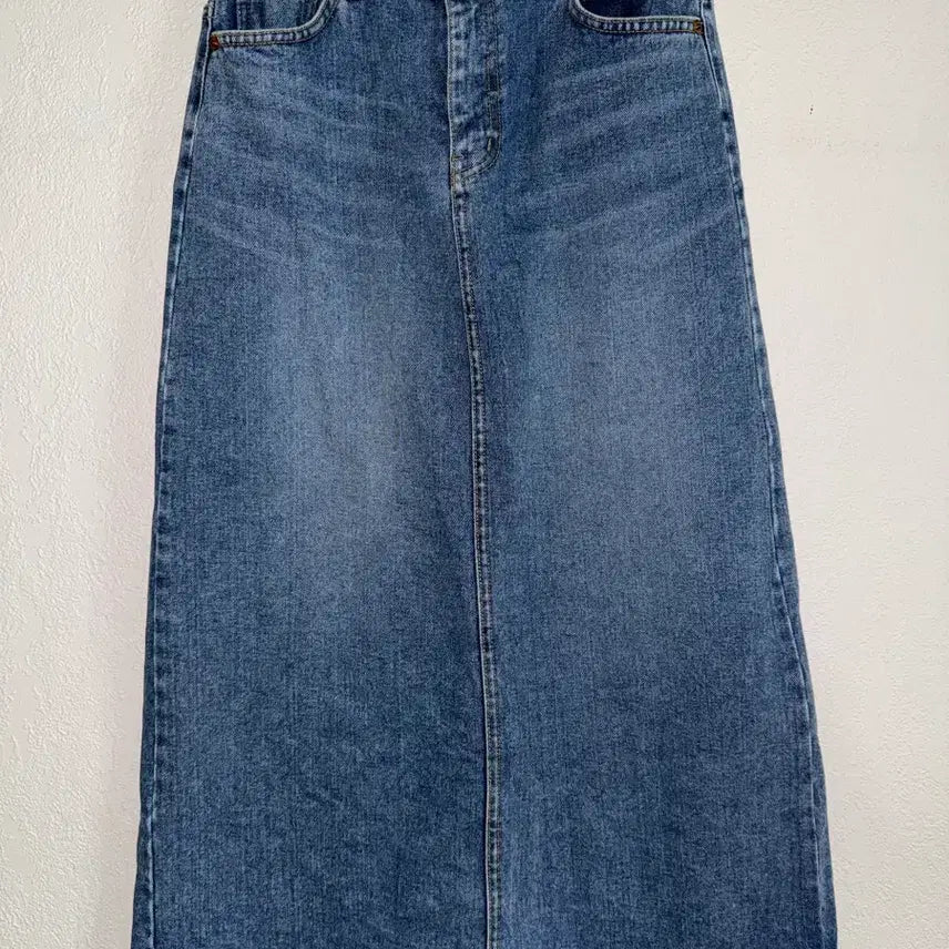 [BUNJANG] Banding Long Denim Skirt / 밴딩 롱 청치마