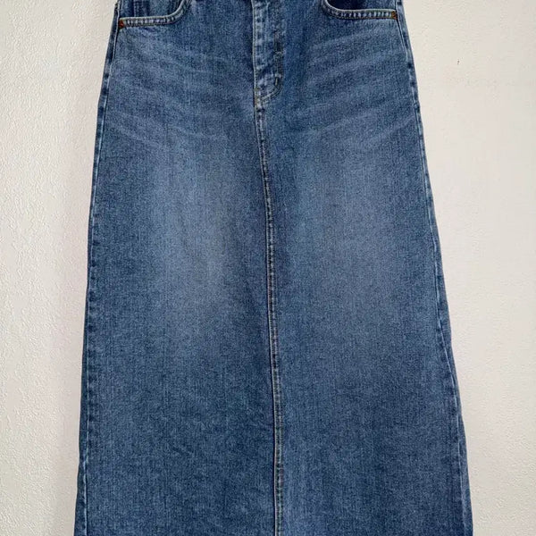 [BUNJANG] Banding Long Denim Skirt / 밴딩 롱 청치마