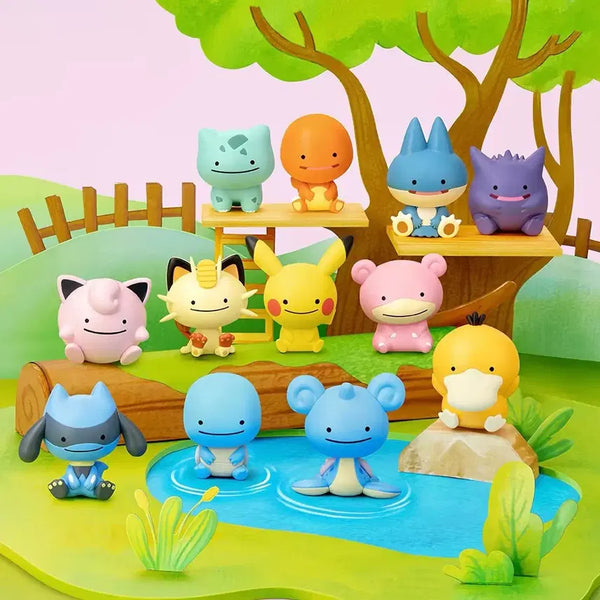 [BUNJANG] Pokemon Mini Figures Set / 포켓몬스터 포켓몬 메타몽 피카츄 파이리 이상해씨 꼬부기 먹고자 팬텀 푸린 나옹 야돈 고라파덕 라프라스 리오르 미니 피규어