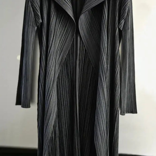 [BUNJANG] Pleats Please Long Jacket Cardigan / (2)플리츠 플리즈 롱 자켓 가디건