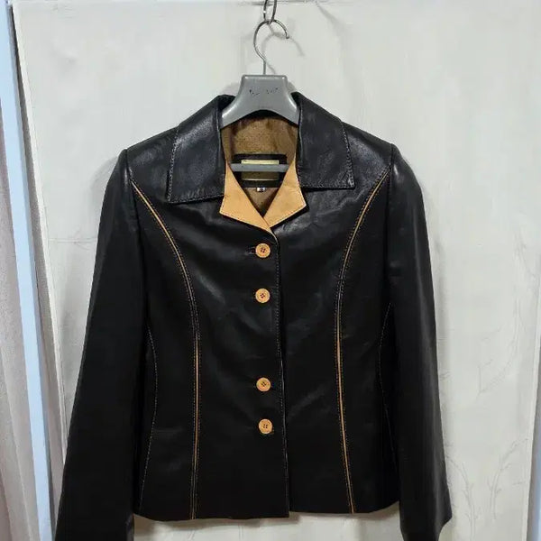 [BUNJANG] Women's Sheepskin Leather Jacket / 세련된여성양가죽자켓(38)55-66