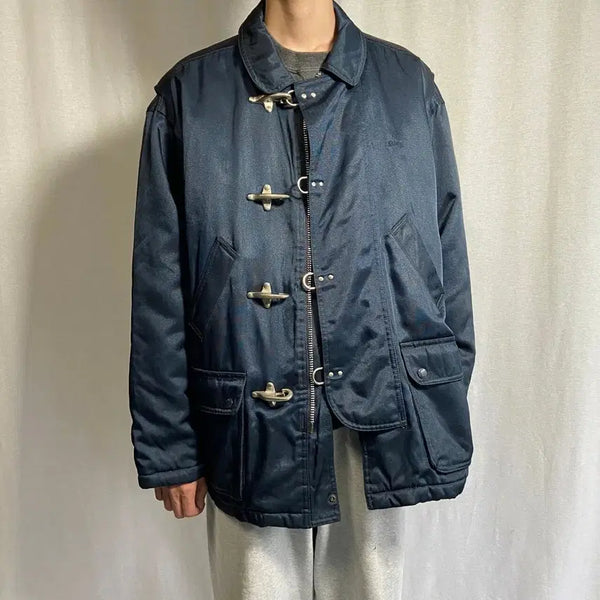 [BUNJANG] Vintage Short Fireman Jacket Black M / 빈티지 쇼트 파이어맨 자켓 블랙 M