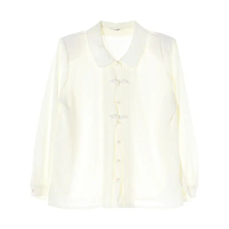 [BUNJANG] Poly Blouse (Women's Oversized Fit) / [JPN] 폴리 블라우스 (여성 오버핏)