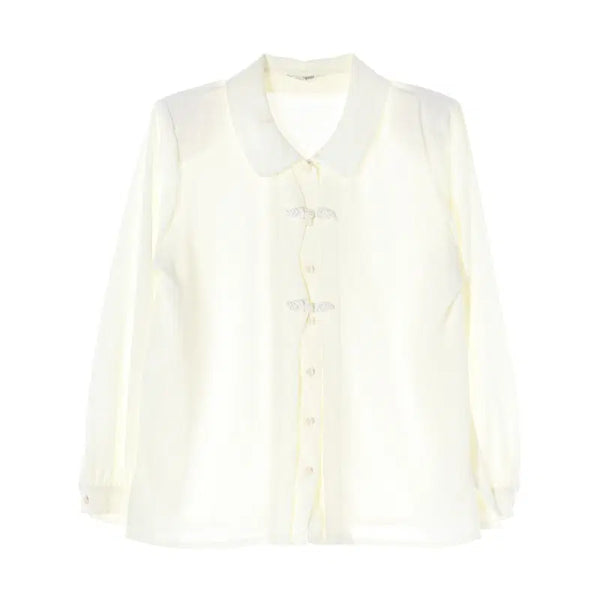 [BUNJANG] Poly Blouse (Women's Oversized Fit) / [JPN] 폴리 블라우스 (여성 오버핏)