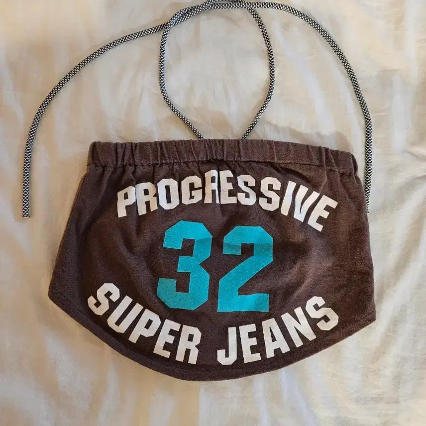 [BUNJANG] Brown Sports Cropped Top / 브라운 스포츠 크롭탑