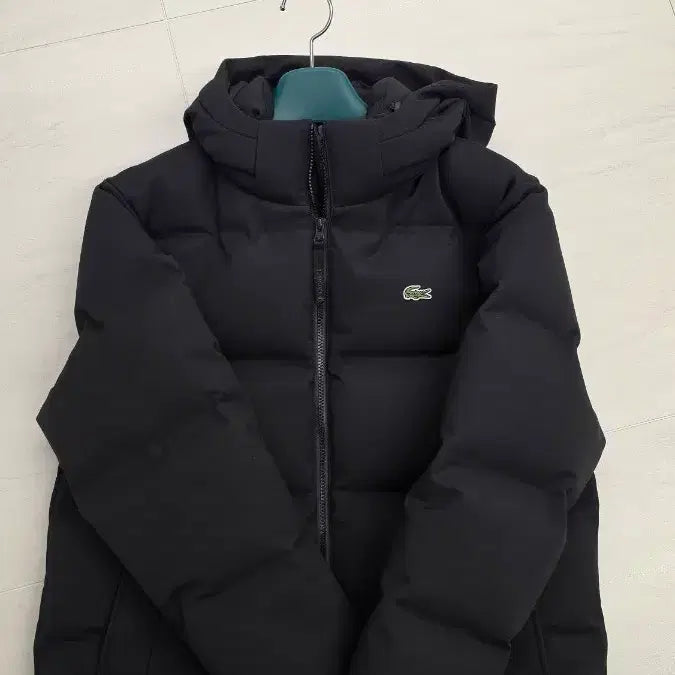 [BUNJANG] Lacoste Black Padded Jumper / 라코스테 블랙 패딩 점퍼