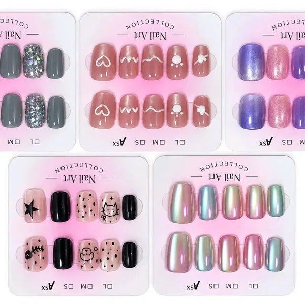 [BUNJANG] Assorted Nail Tip Designs / 네일팁 다양한 디자인
