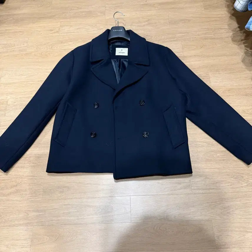 [BUNJANG] Jack & Jones Double-Breasted Peacoat / 잭앤존스 더블 브레스트 피코트 105