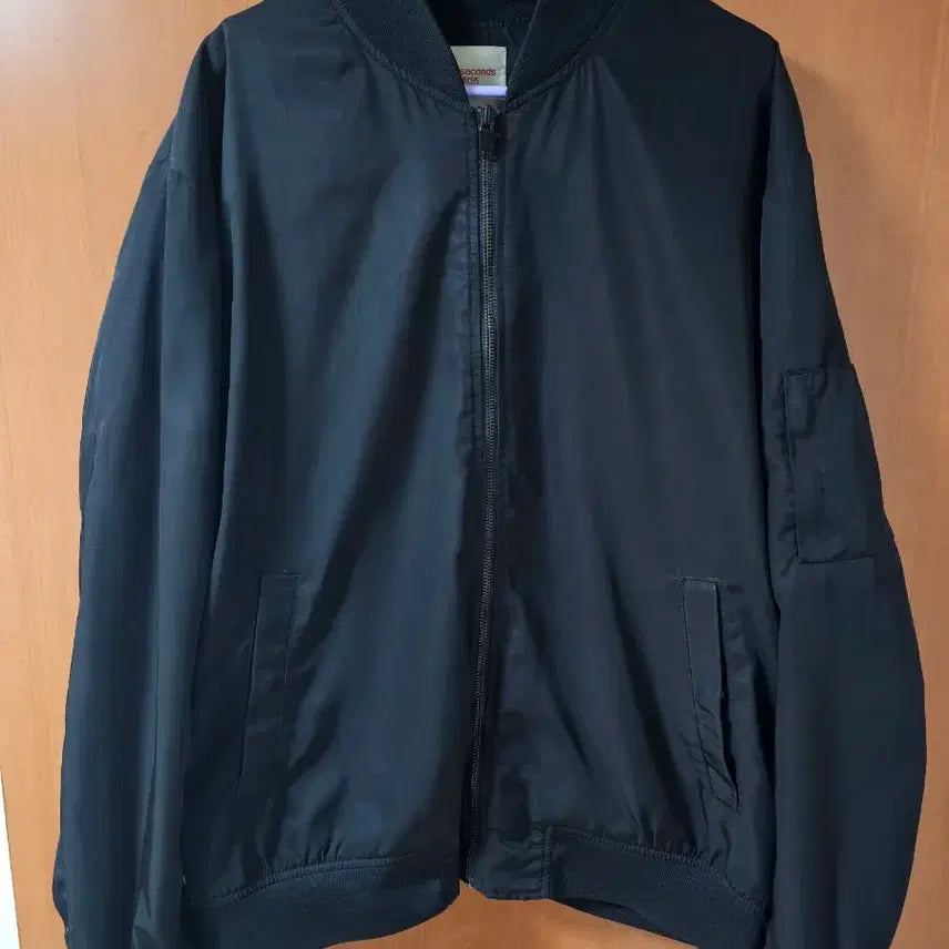 [BUNJANG] 8 Seconds Black MA-1 Bomber Jacket XL / 에잇세컨즈 블랙 항공점퍼 XL